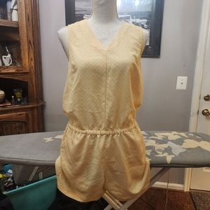 Yellow Banana Republic romper